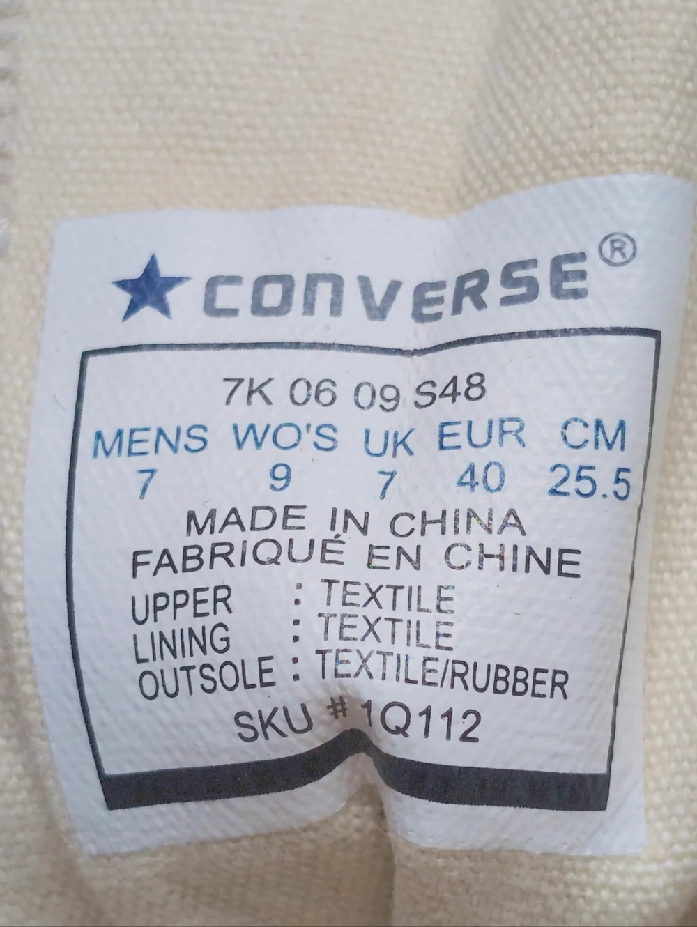 Classic Converse Low-Top Canvas Sneakers - Brown Unisex 7/9 - Picture 8 of 8